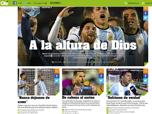 Báo chí thế giới: Messi làm lu mờ Maradona, bóng đá nợ Messi một cúp Vàng