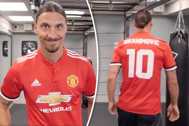 ibrahimovic mặc áo số 10