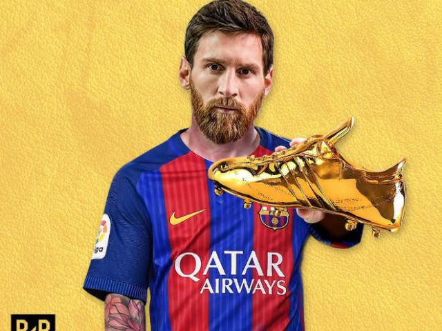 Đua “Chiếc giày vàng 2017”, Messi đề phòng ”kẻ lạ mặt”