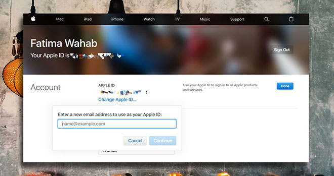 Cách thay đổi địa chỉ email đã khai báo trên Apple ID - 4