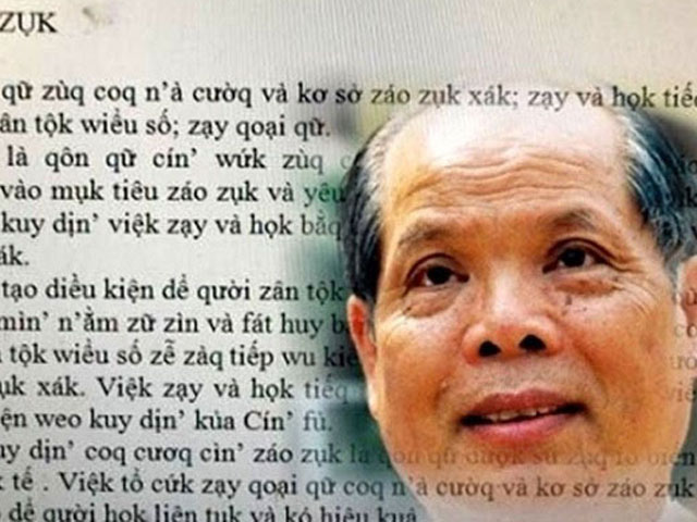 Đề xuất ”Tiếq Việt” kiểu mới của PGS.Bùi Hiền: “Dư luận đang quá đà”