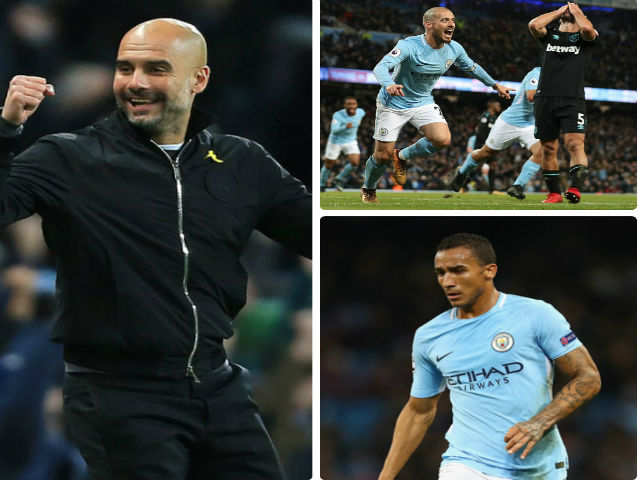 Kết quả hình ảnh cho Pep ví Man City với MU thời Sir Alex, mong Pobga đá derby