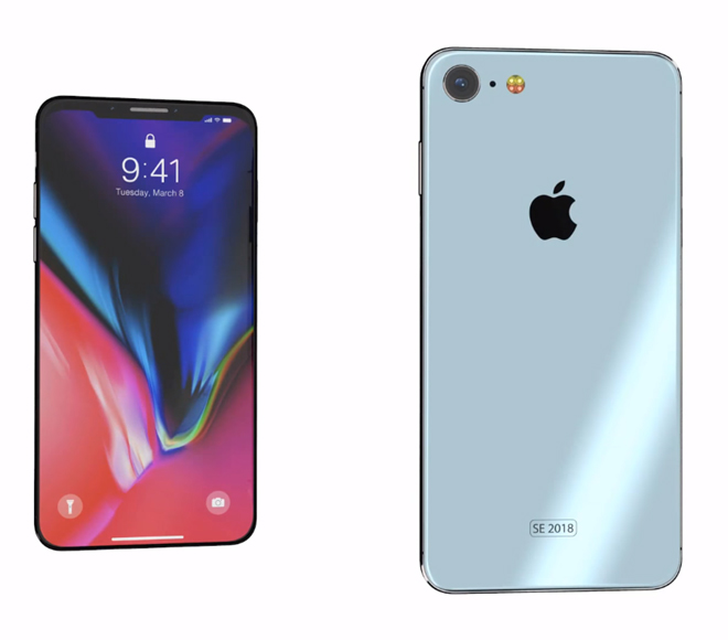 Lộ iPhone SE 2018 cực đẹp: Lai giữa iPhone X và iPhone 5s - 2