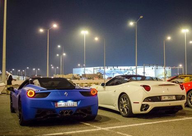 Hình ảnh những chiếc siêu xe trên đường phố trở nên vô cùng phổ biến ở Qatar.