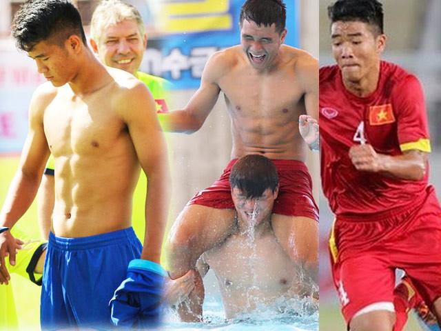 Những lần ”nam thần” U23 Việt Nam cởi áo khoe cơ bắp khiến chị em điêu đứng