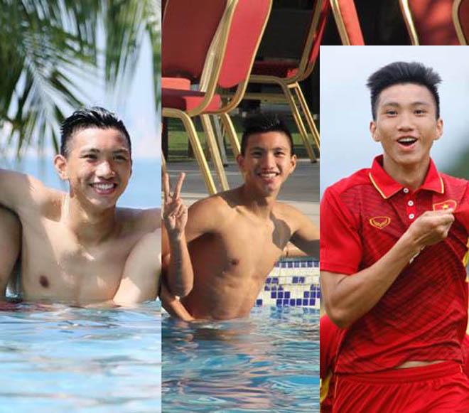 Những lần "nam thần" U23 Việt Nam cởi áo khoe cơ bắp khiến chị em điêu đứng - 4