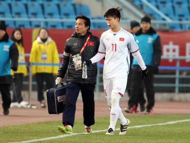 Cầu thủ U23 Việt Nam đổ máu, kiệt sức giật vé chung kết lịch sử