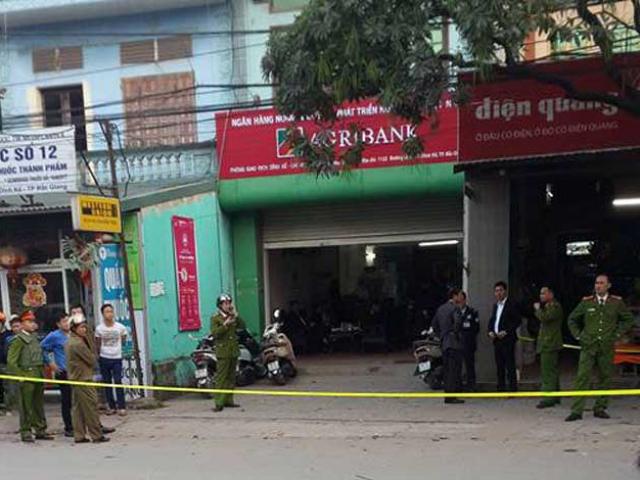 Nhận diện kẻ dùng súng cướp ngân hàng Agribank Bắc Giang