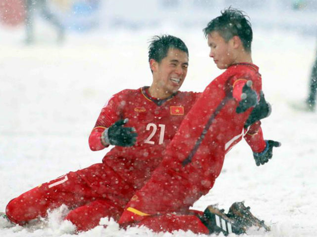 ”Cầu vồng tuyết” Quang Hải thắng áp đảo ”bàn thắng đẹp nhất U23 châu Á”