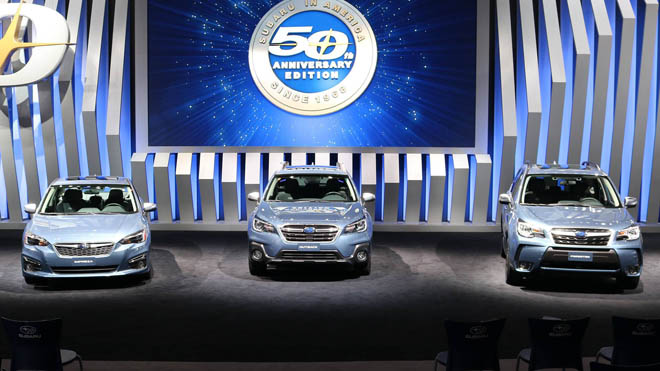 Subaru kỷ niệm 50 có mặt tại Mỹ bằng một phiên bản đặc biệt cho các dòng xe - 1