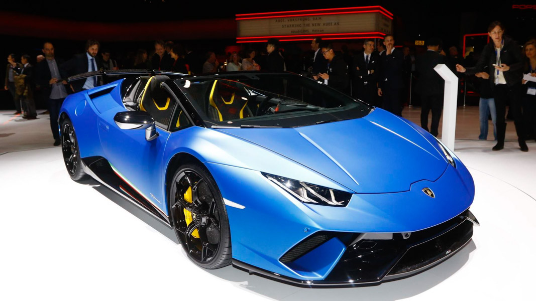 Mui trần ''vạn người mê'' Lamborghini Huracan Spyder Performante trình làng - 1