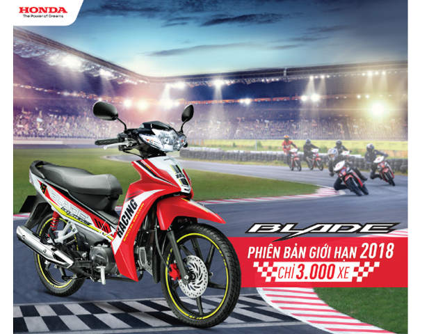 Honda Blade 110 bản giới hạn ra mắt dành riêng cho giới trẻ Việt