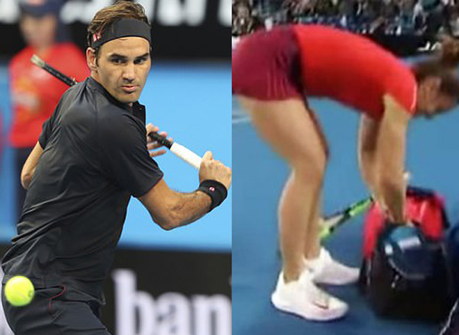 Federer đen đủi trước Australian Open: Bại trận còn bị người đẹp &#34;cuỗm&#34; đồ - 1