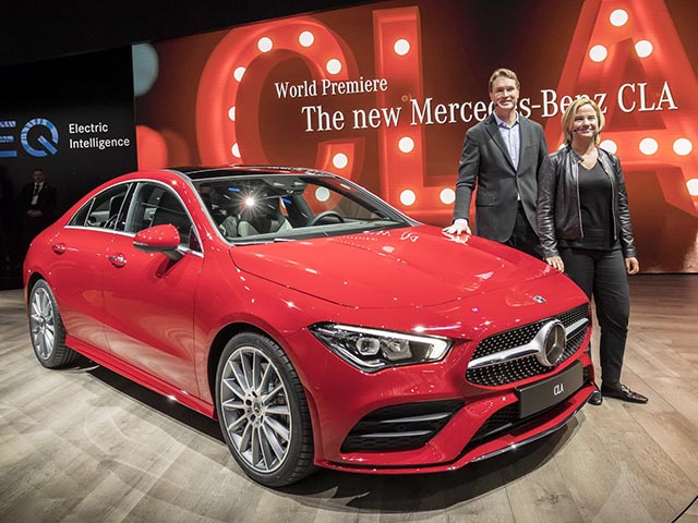 Mercedes-Benz CLA 2019 thế hệ mới ra mắt tại CES 2019