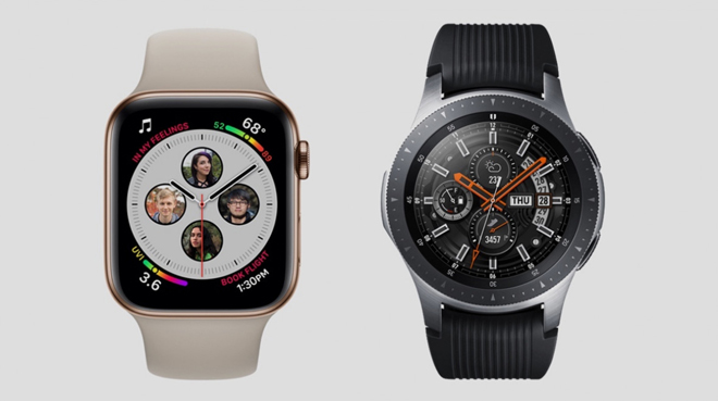samsung galaxy active watch vs apple series 4