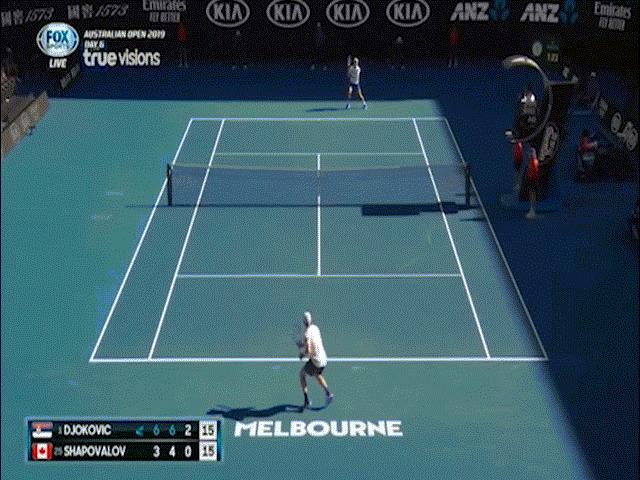 Australian Open hot clip: SAO kidnapped by Djokovic for a final blow