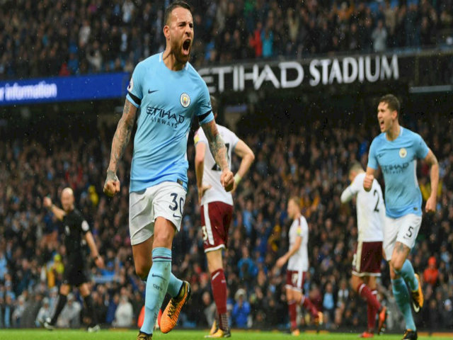 Burnley: Burnley: Aguero scored 11m (CT)