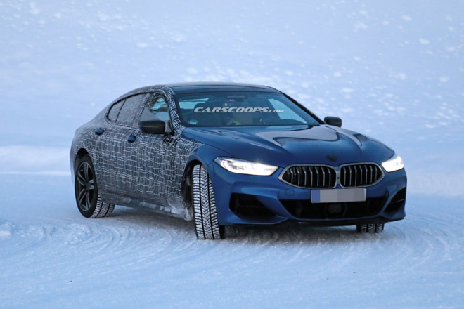 BMW 8-Series bản 4 cửa lộ ảnh chạy thử tại Đức - 1