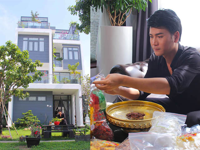 Quá Thành Danh tự tay chu bản Tết cho biệt thự 22 tỷ, có 5 người giŭv việc