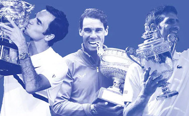 Tìm SAO vĩ đại nhất tennis: Federer-Nadal-Djokovic nhận "gáo nước lạnh" - 1