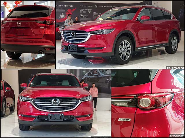 Mazda lần đầu giới thiệu chiếc CX-8 tại Malaysia với 4 phiên bản và 2 cấu hình động cơ