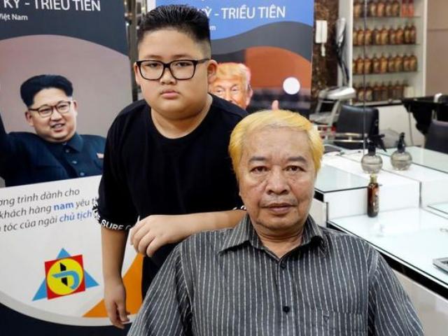 Người Hà Nội hào hứng cắt tóc kiểu ông Trump và ông Kim Jong-un
