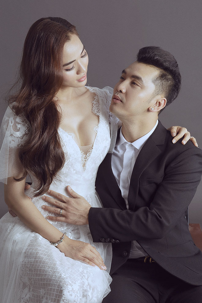 Married for more than 2 months, Ung Hoang Phuc's wife showed her pregnancy of 3 - 1