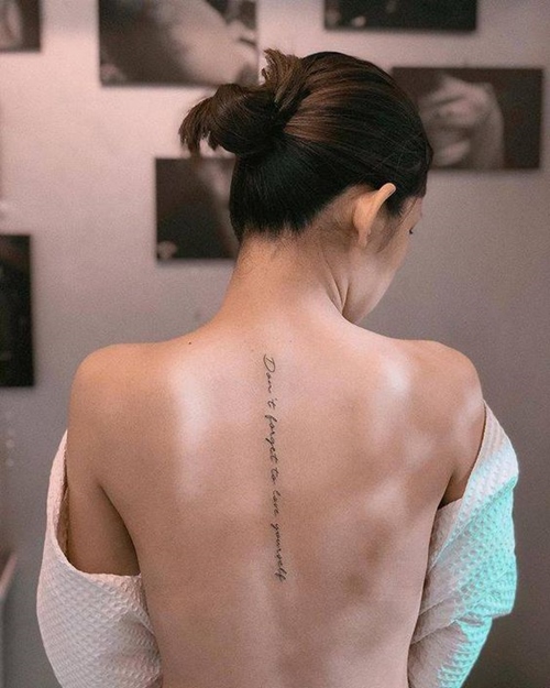 hình xăm chữ Dont forget to love yourself by wwwbttattoo  Flickr