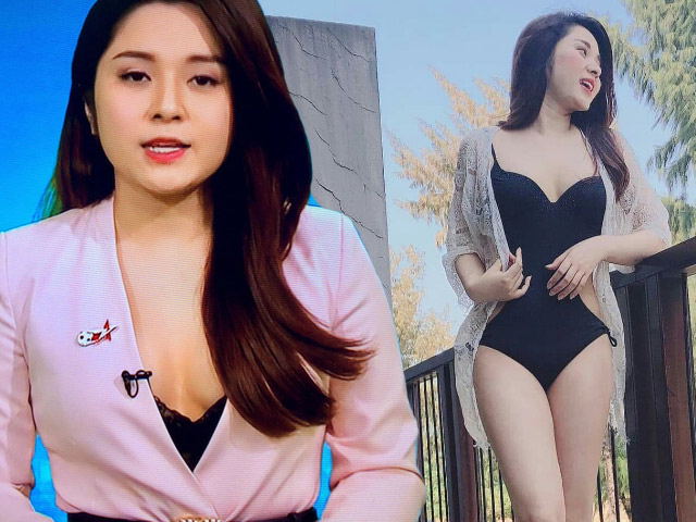 Nữ MC thể thao ăn mặc quá gợi cảm trên sóng truyền hình Việt là ai?