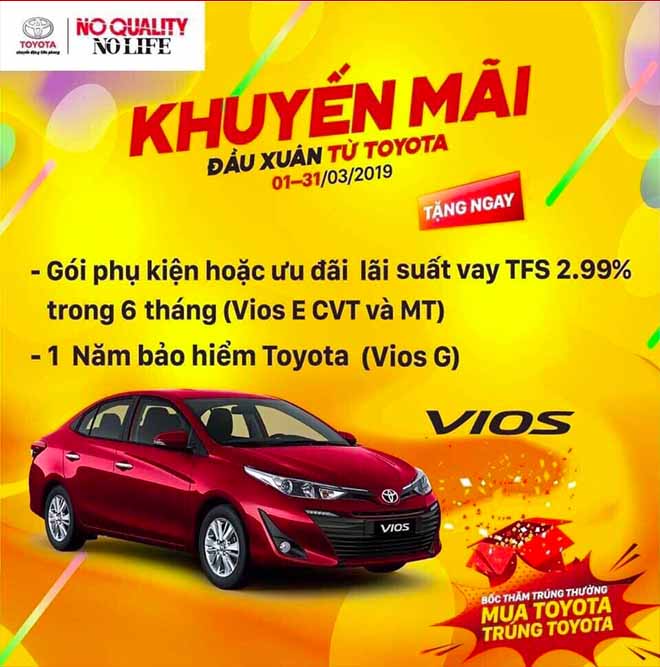 Mua xe Toyota Vios 2019 - Mẫu sedan có mức giá lăn bánh hấp dẫn trên thị trường - 1
