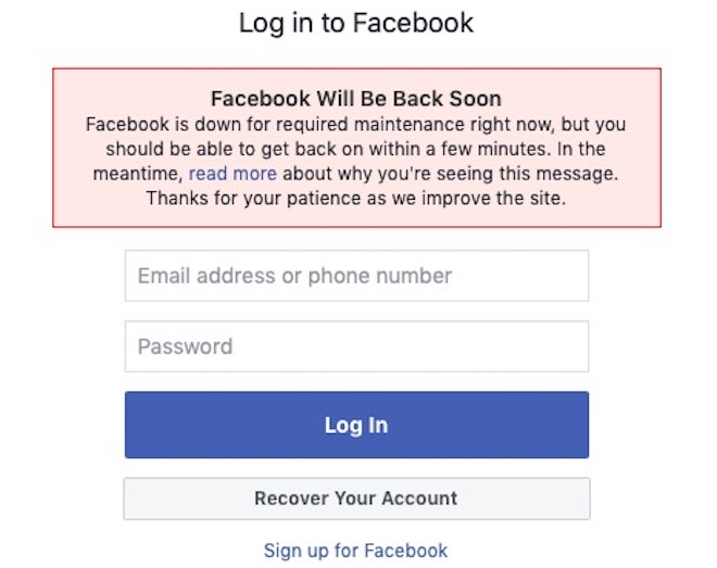 Facebook lên tiếng về sự cố Messenger đang xảy ra trên toàn cầu - 1