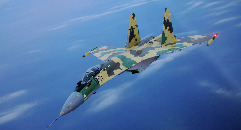 Xem chiến đấu cơ Su-35S Nga dùng mồi bẫy né tránh “kẻ thù” ở Syria - 1