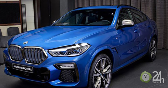 Cận cảnh BMW X6 M50i màu xanh Riverside Blue, giá từ 1,98 tỷ đồng