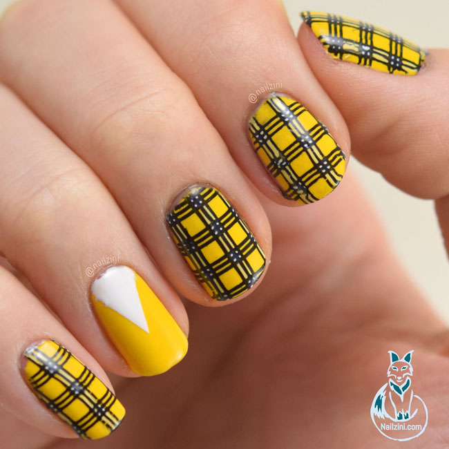 Hàng loạt mẫu nail caro đẹp giúp nàng ghi điểm trong bữa tiệc cuối năm - 9