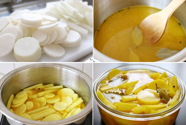 Cách làm củ cải ngâm kiểu Hàn giòn rụm chua ngọt, ăn kèm bánh chưng đảm bảo  ngon hết xảy
