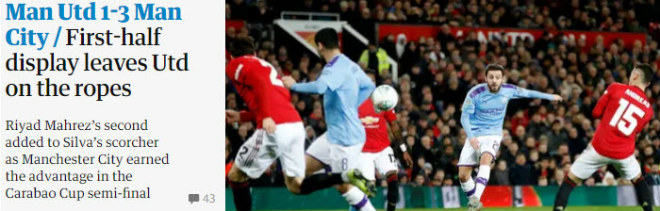 MU thua vỡ mặt Man City: Báo chí Anh chê Solskjaer non kinh nghiệm - 1
