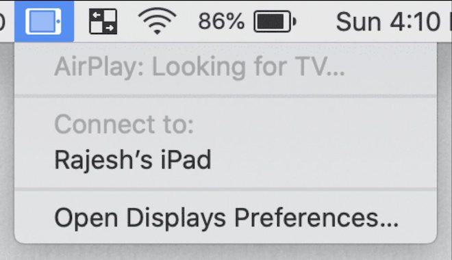 Hướng dẫn kết nối màn hình máy Mac với iPad - 1