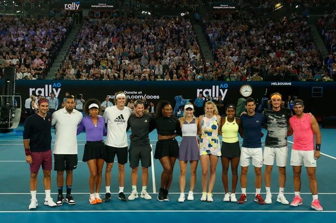 Nadal bỗng dưng giơ "ngón tay thối" với Djokovic ở Australian Open - 1