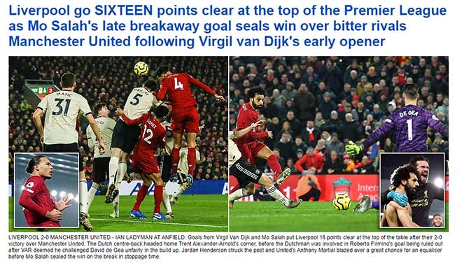 Liverpool được báo Anh khen nhiệt liệt, huyền thoại MU gay gắt chê Martial & James - 1