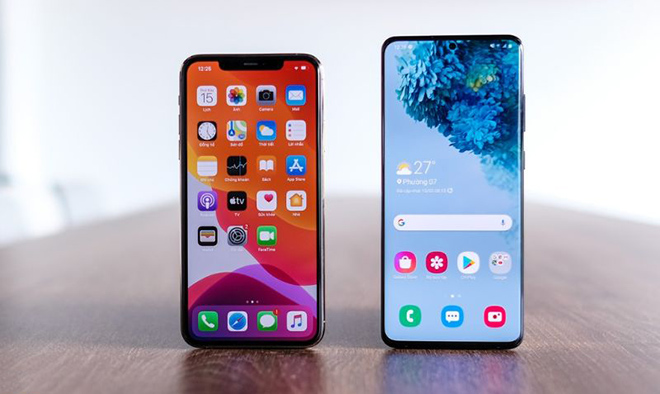 s20 and iphone 11 pro