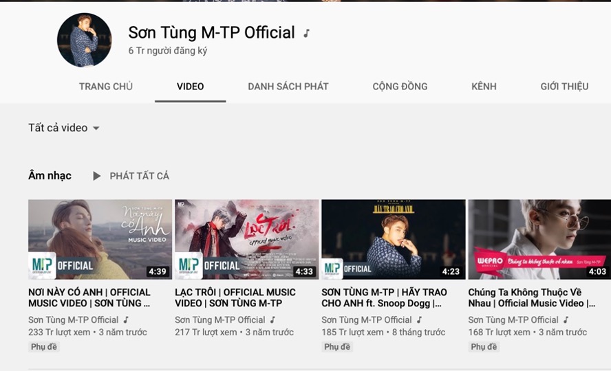 Kênh Youtube Tỷ View Của Sơn Tùng M-Tp Lại Lập Kỷ Lục Mới Khó Tin