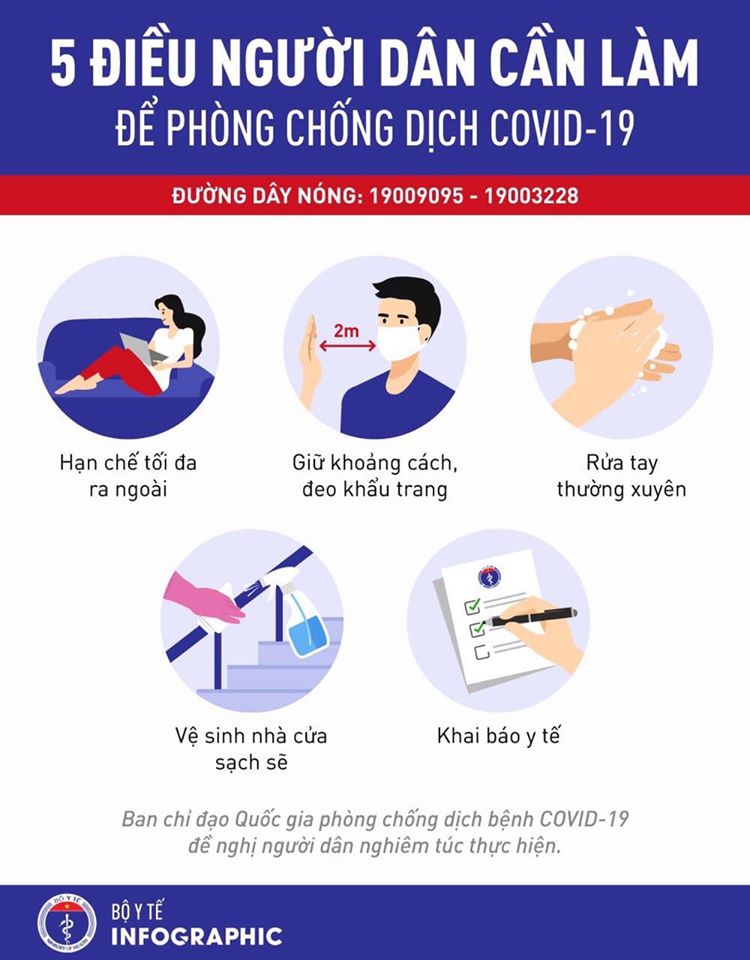 5 điều người dân cần làm lúc này để phòng dịch Covid-19 - 1