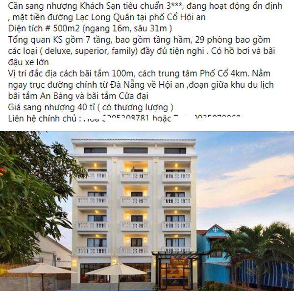 Giữa dịch Covid-19: Sang nhượng 2 khách sạn hơn 70 phòng với giá 0 đồng tại Hà Nội - 1
