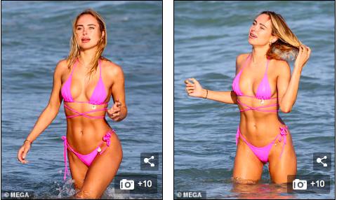 Kimberley Garner khoe dáng siêu quyến rũ với áo tắm bé xíu - 5