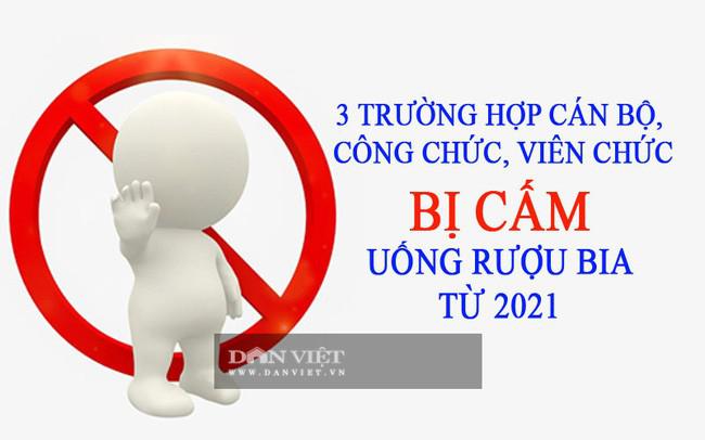 Mới: Từ tháng 1/2021 cán bộ công chức, viên chức không được uống rượu bia trong 3 trường hợp sau đây - 1