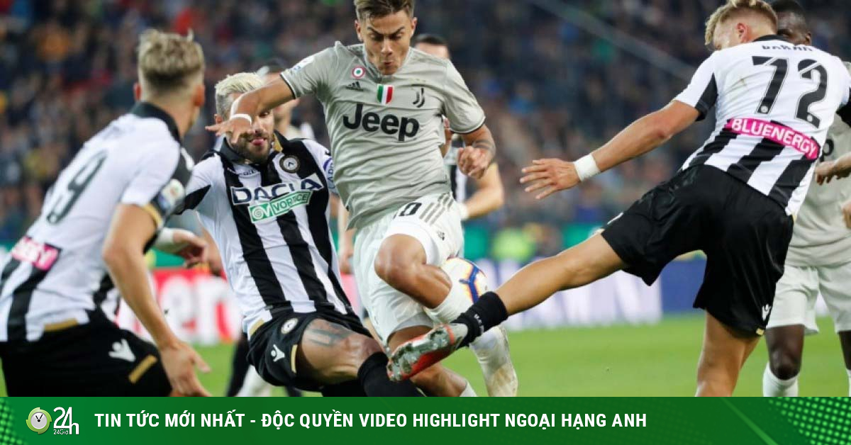 Trực tiếp bóng đá Juventus - Udinese: Dybala ấn định chiến ...