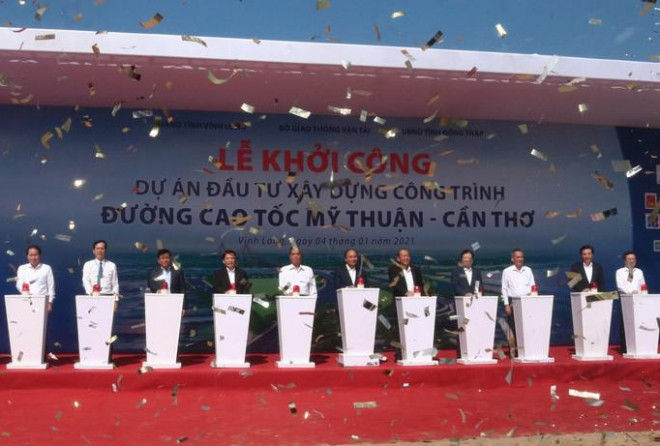 Thủ tướng phát lệnh khởi công tuyến cao tốc Mỹ Thuận - Cần Thơ - 2