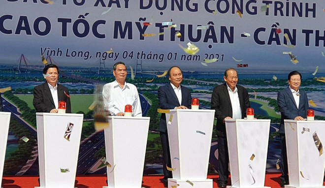 Thủ tướng phát lệnh khởi công tuyến cao tốc Mỹ Thuận - Cần Thơ - 3