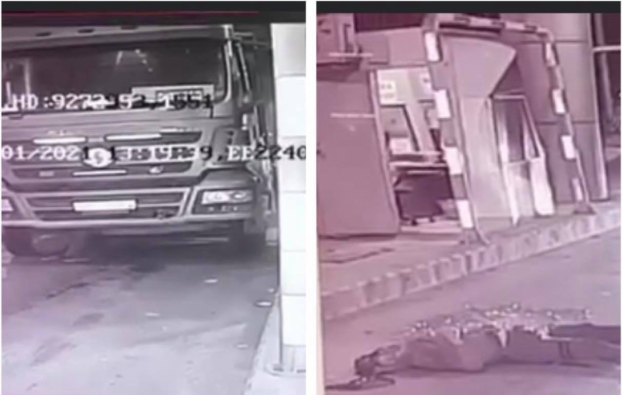 Tai nạn hy hữu: Ô tô tải không người lái cán tử vong tài xế đang kiểm tra dưới gầm xe - 1