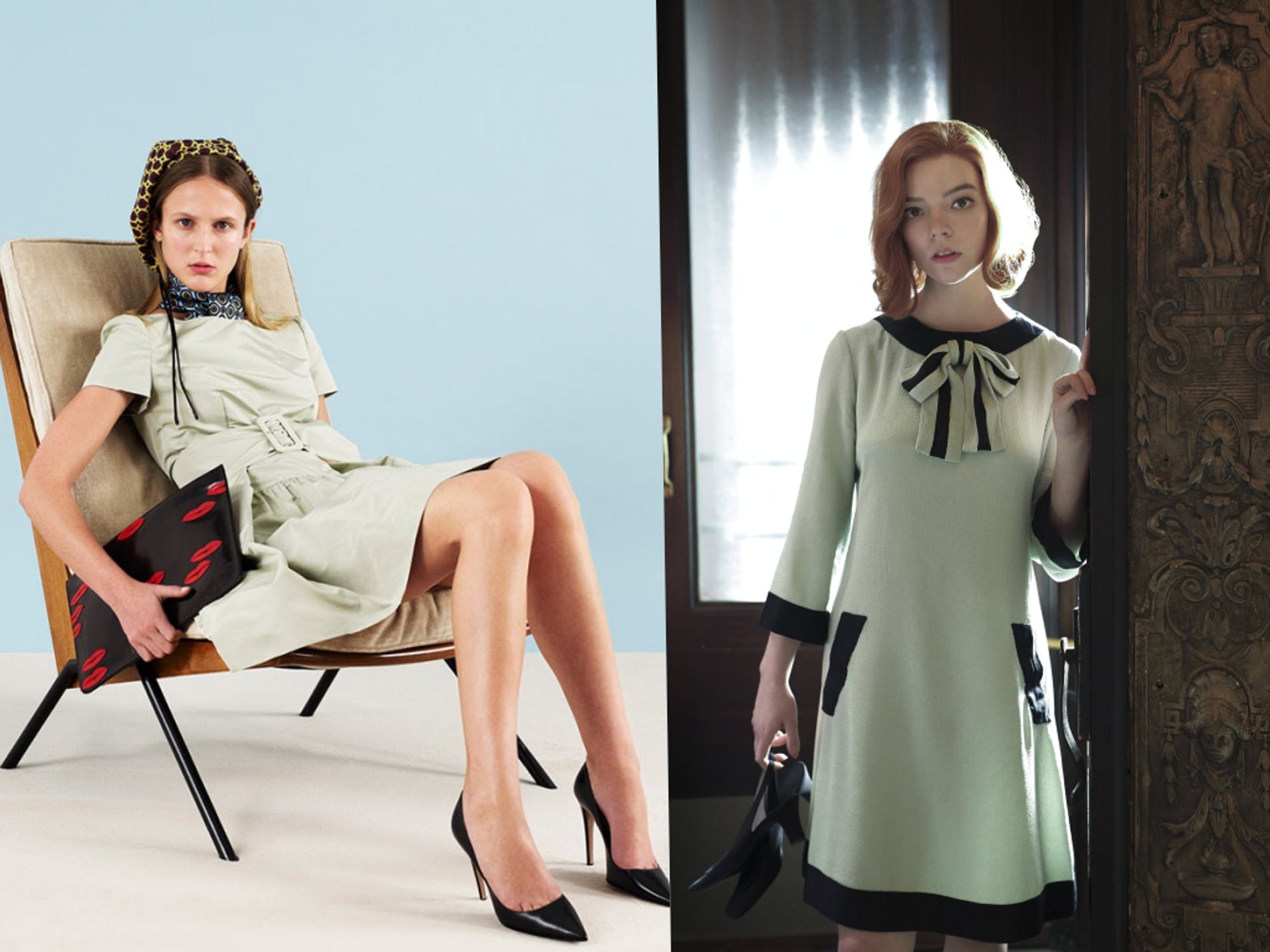 Tủ đồ thấm đẫm tinh thần Prada của "nữ vương cờ vua - Queen Gambit" - 4